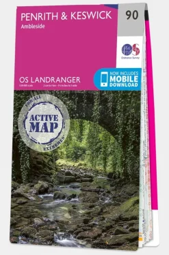 Active Landranger Map 90 Penrith and Keswick