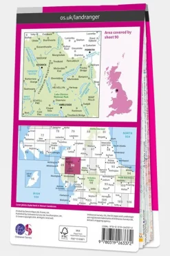 Active Landranger Map 90 Penrith and Keswick