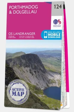 Active Landranger Map 124 Porthmadog and Dolgellau