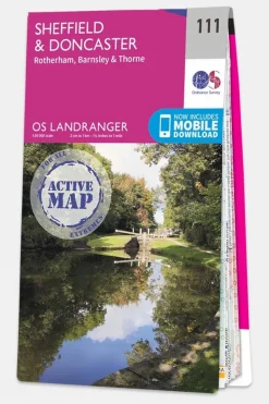 Active Landranger Map 111 Sheffield and Doncaster