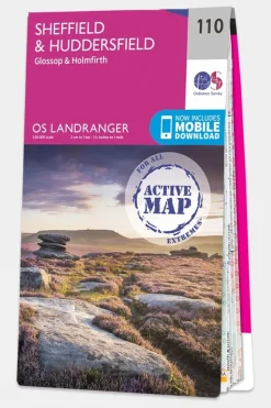 Active Landranger Map 110 Sheffield and Huddersfield