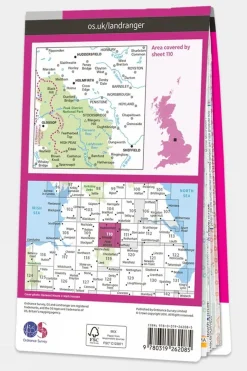 Active Landranger Map 110 Sheffield and Huddersfield