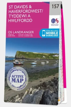 Active Landranger Map 157 St David's and Haverfordwest