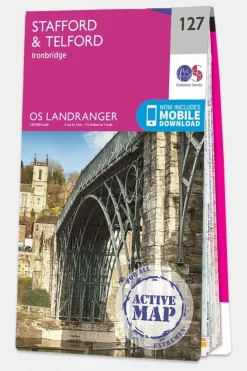 Active Landranger Map 127 Stafford and Telford