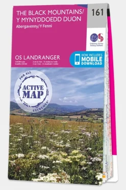 Active Landranger Map 161 The Black Mountains