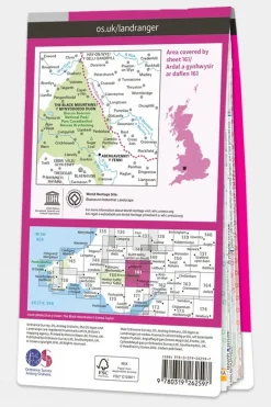 Active Landranger Map 161 The Black Mountains