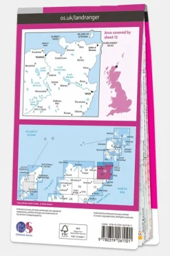 Active Landranger Map 12 Thurso and Wick