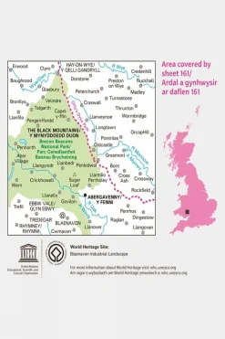 Active Landranger Map 161 The Black Mountains