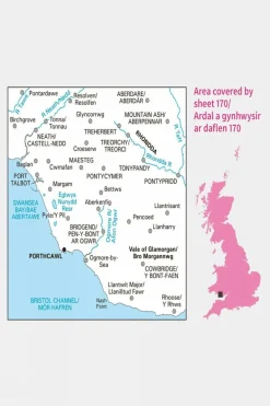 Active Landranger Map 170 Vale of Glamorgan
