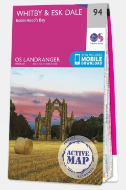Active Landranger Map 94 Whitby and Esk Dale