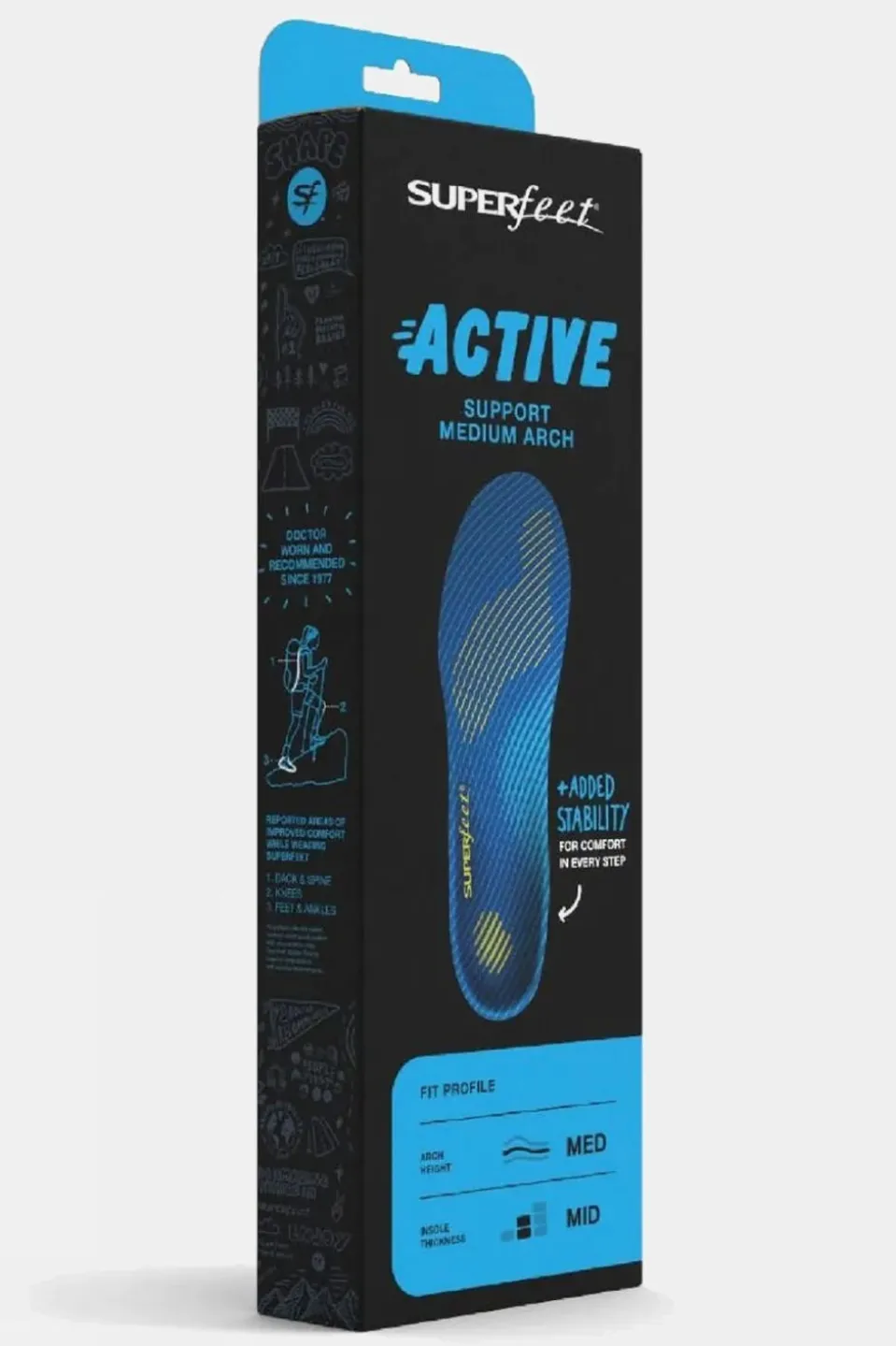 Active Support Medium Arch Insoles