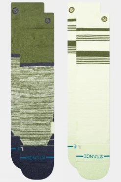 Backside Mid Poly Snow Socks (2 Pack)