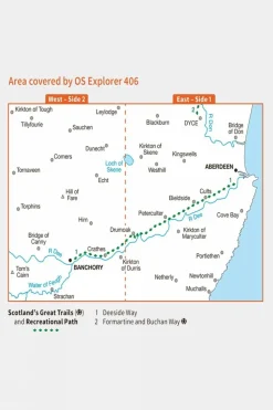 Explorer Map 406 Aberdeen and Banchory