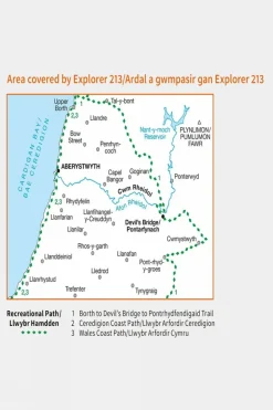 Explorer Map 213 Aberystwyth and Cwm Rheidol