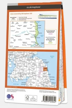 Explorer Map 332 Alnwick and Amble