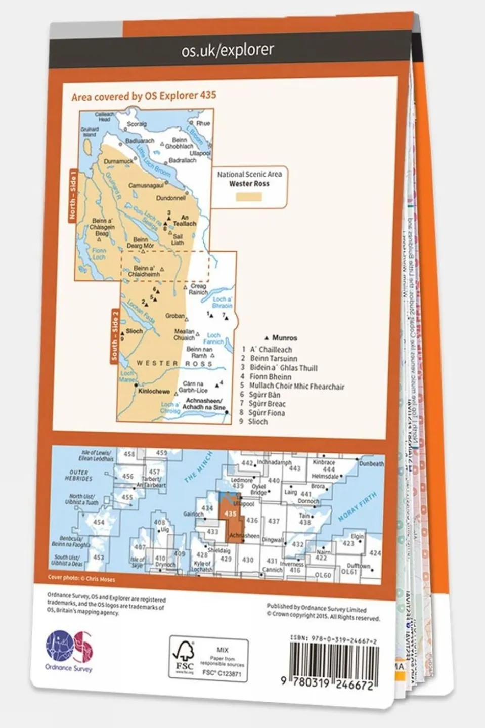 Explorer Map 435 An Teallach and Slioch