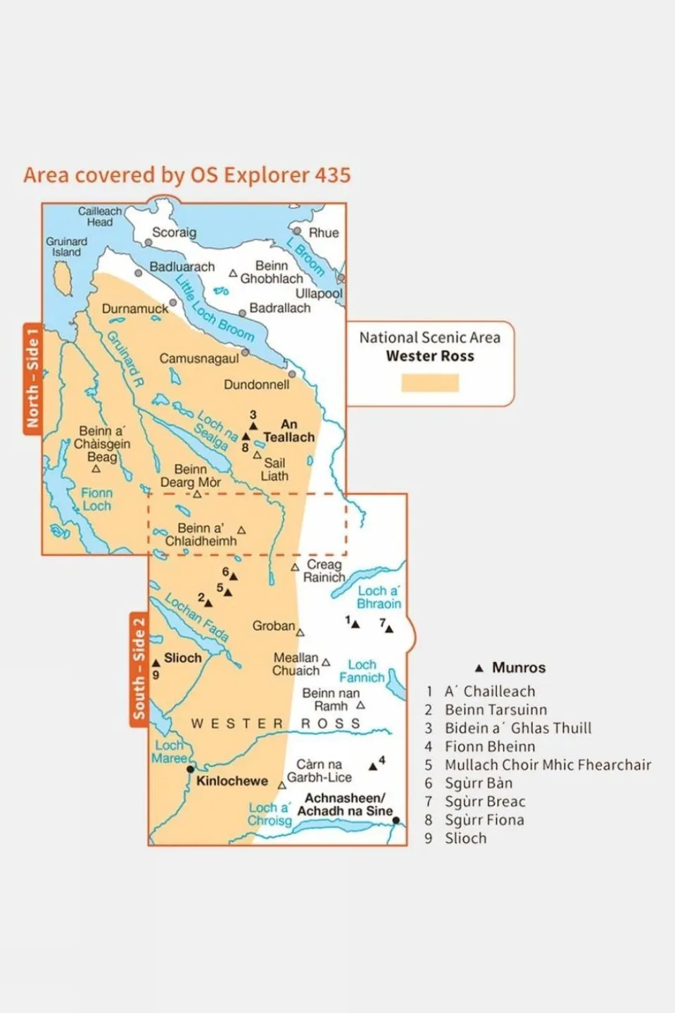 Explorer Map 435 An Teallach and Slioch