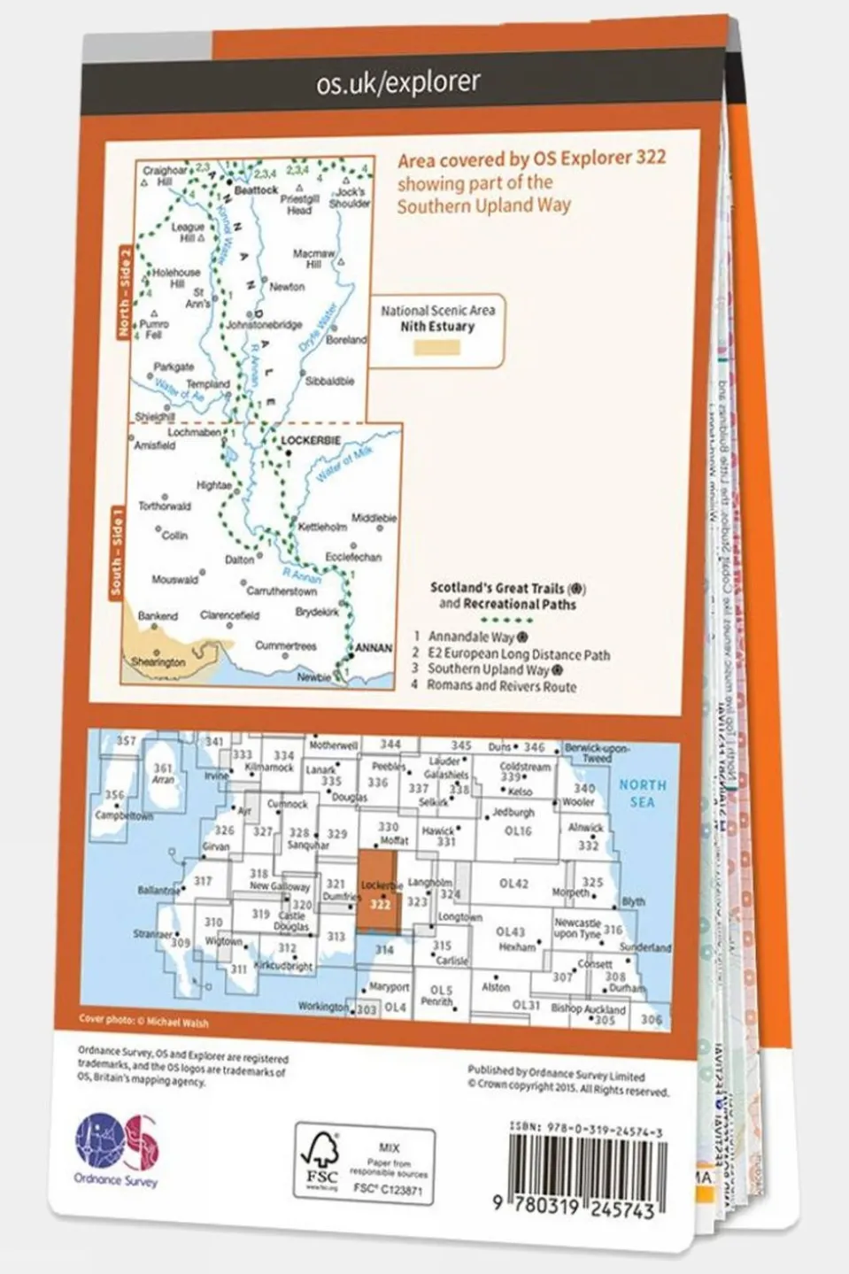 Explorer Map 322 Annandale