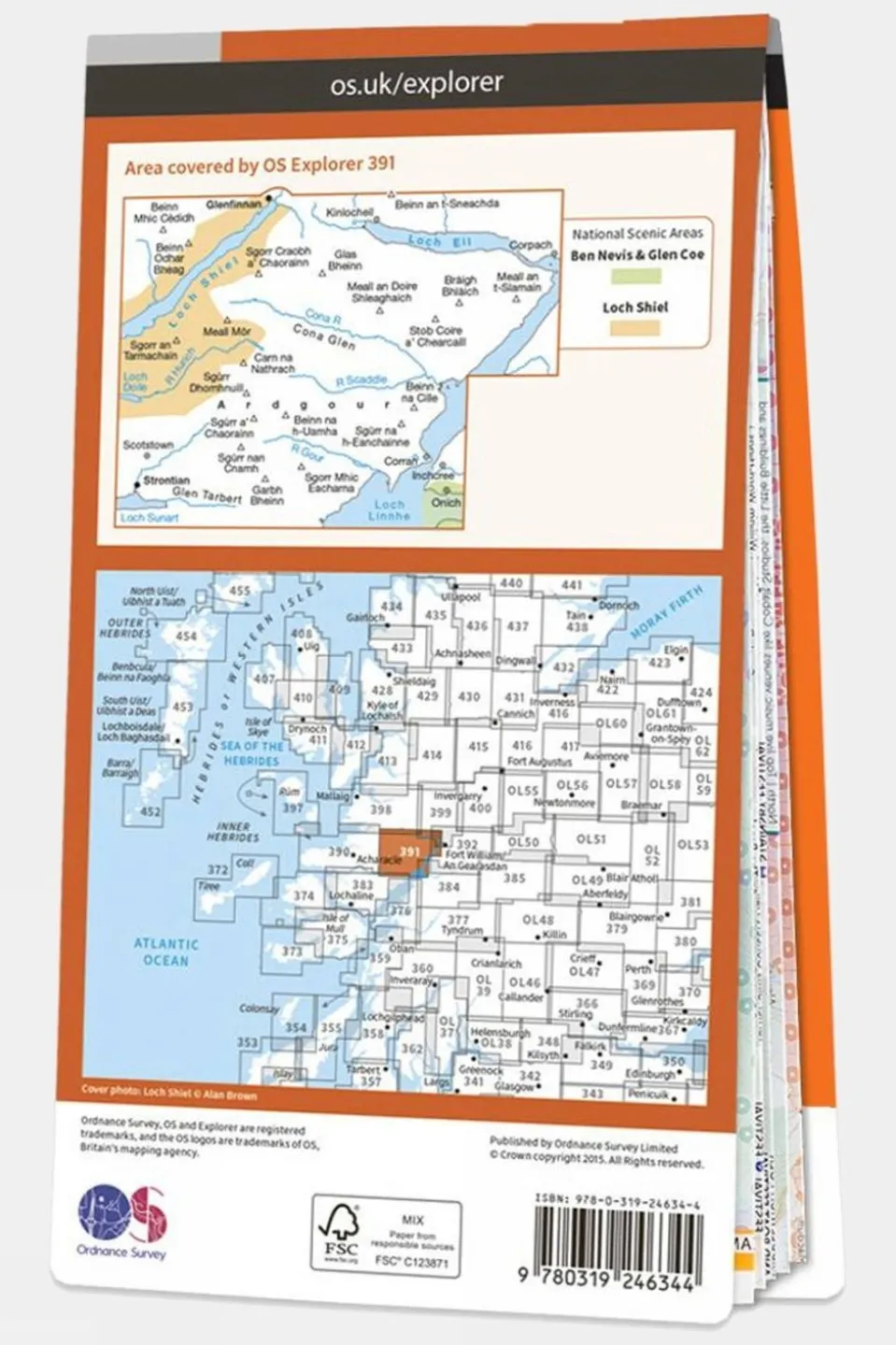 Explorer Map 391 Ardgour and Strontian