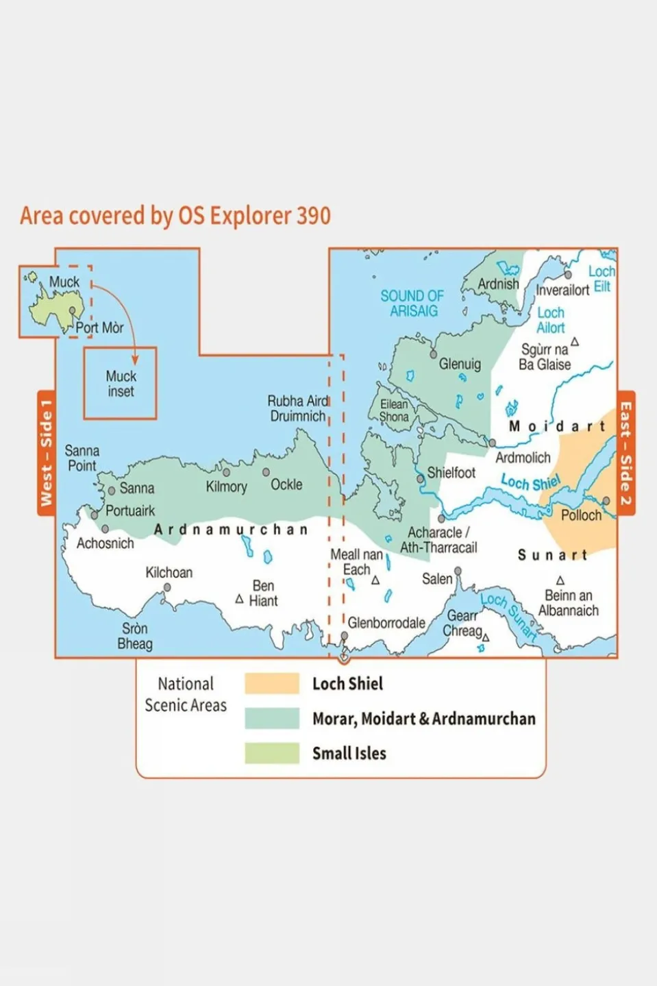 Explorer Map 390 Ardnamurchan