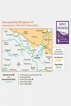 Explorer Map 137 Ashford, Headcorn, Chilham & Wye
