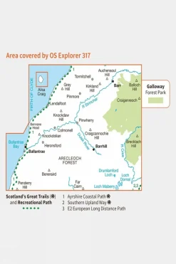 Explorer Map 317 Ballantrae, Barr and Barrhill