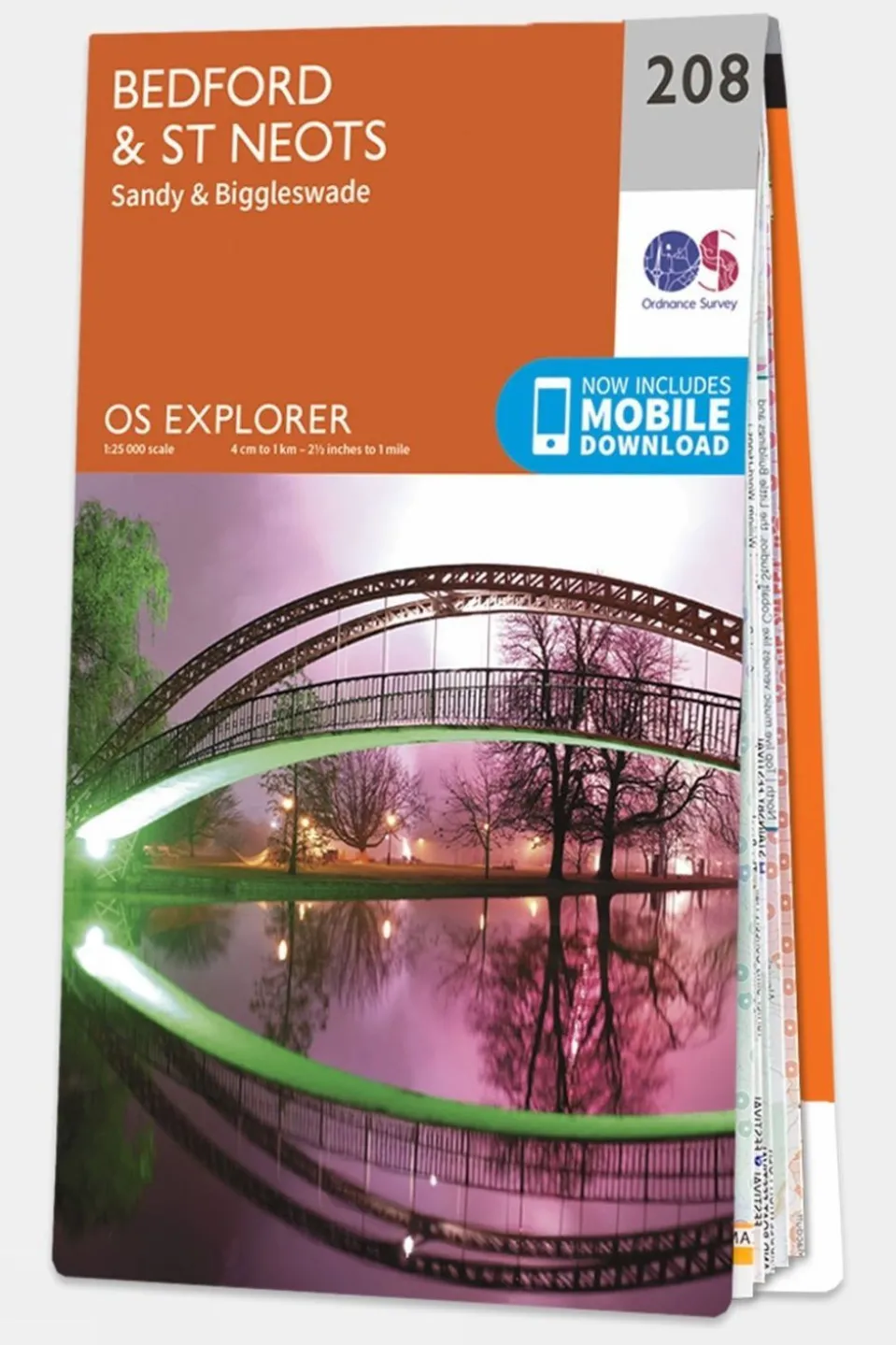 Explorer Map 208 Bedford and St Neots