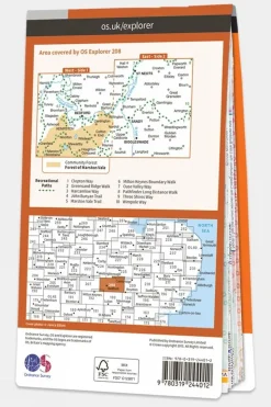 Explorer Map 208 Bedford and St Neots