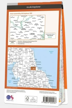Explorer Map 305 Bishop Auckland