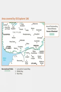 Explorer Map 286 Blackpool and Preston