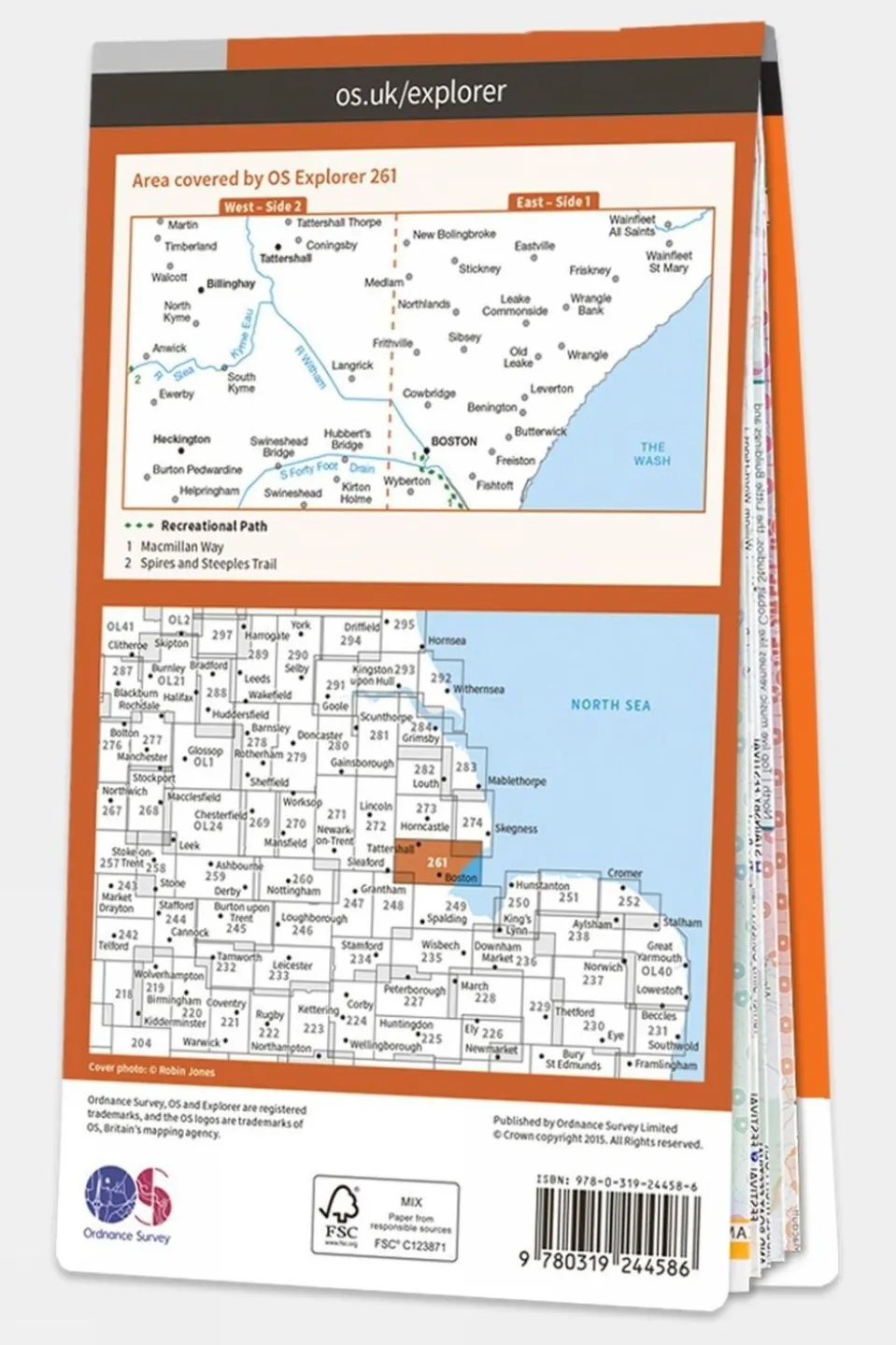 Explorer Map 261 Boston