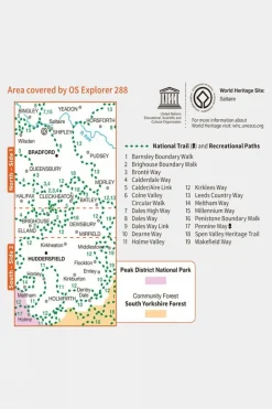 Explorer Map 288 Bradford and Huddersfield