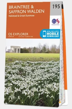 Explorer Map 195 Braintree and Saffron Walden