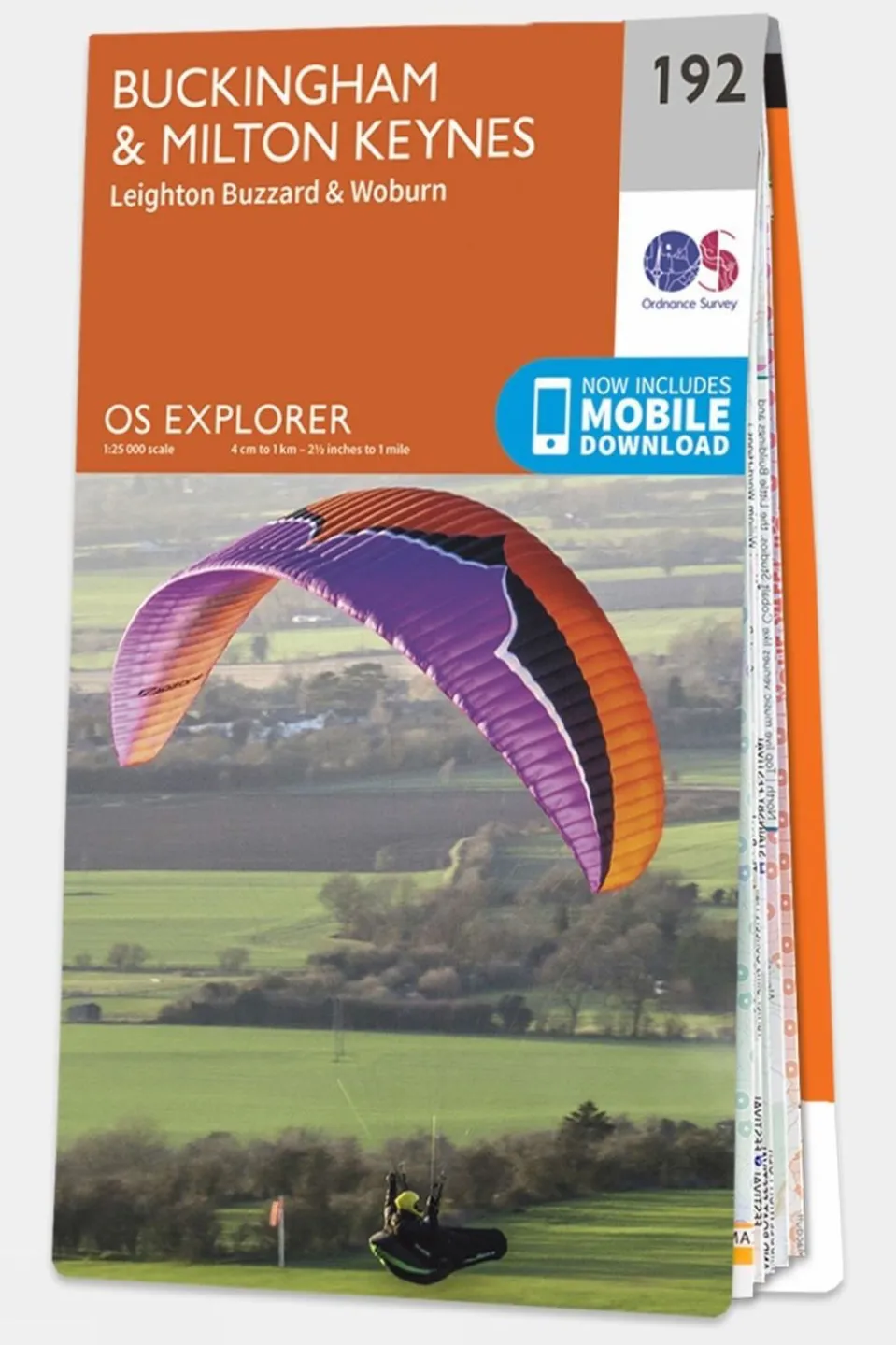 Explorer Map 192 Buckingham and Milton Keynes