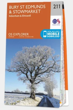 Explorer Map 211 Bury St Edmunds and Stowmarket