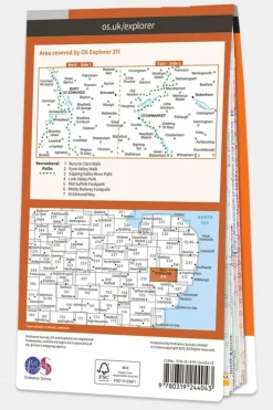 Explorer Map 211 Bury St Edmunds and Stowmarket