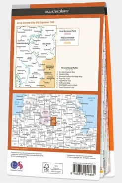 Explorer Map 269 Chesterfield and Alfreton