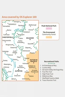 Explorer Map 269 Chesterfield and Alfreton