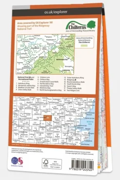 Explorer Map 181 Chiltern Hills North