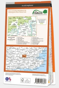 Explorer Map 172 Chiltern Hills East