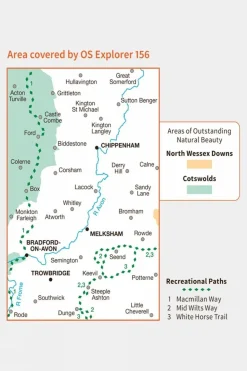 Explorer Map 156 Chippenham and Bradford-on-Avon