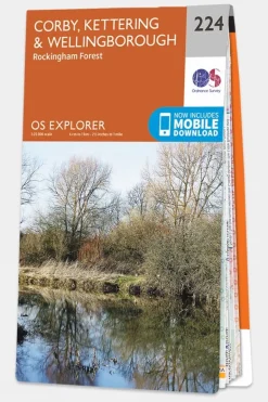 Explorer Map 224 Corby, Kettering and Wellingborough