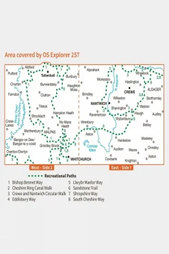 Explorer Map 257 Crewe and Nantwich