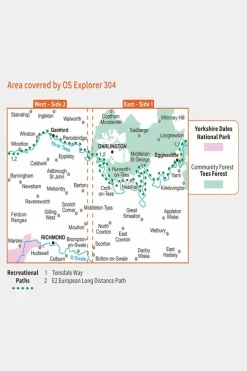Explorer Map 304 Darlington and Richmond