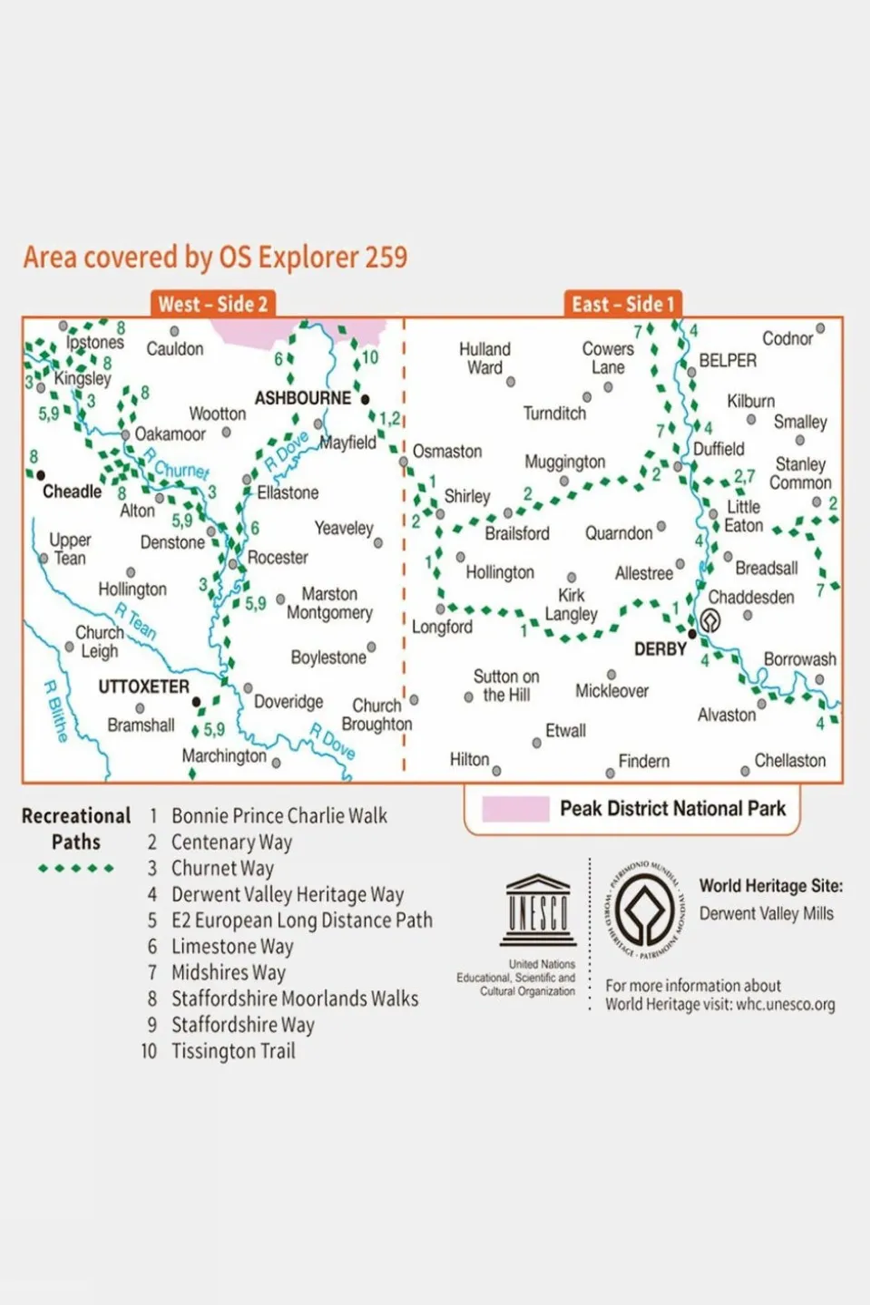 Explorer Map 259 Derby