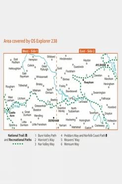 Explorer Map 238 Dereham and Aylsham