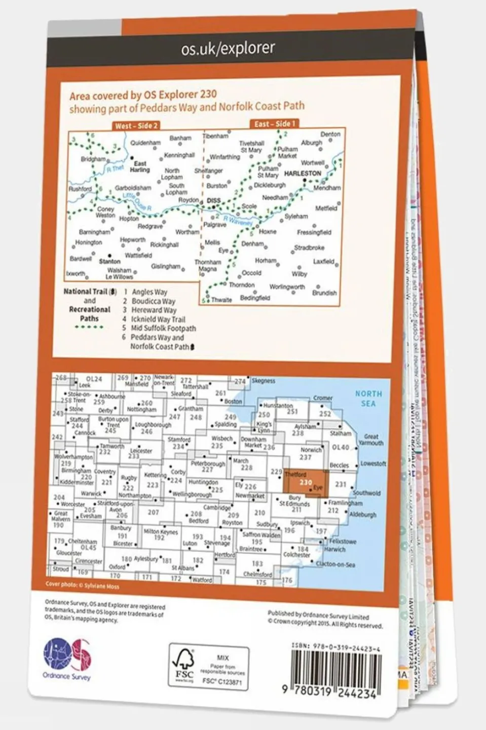 Explorer Map 230 Diss and Harleston