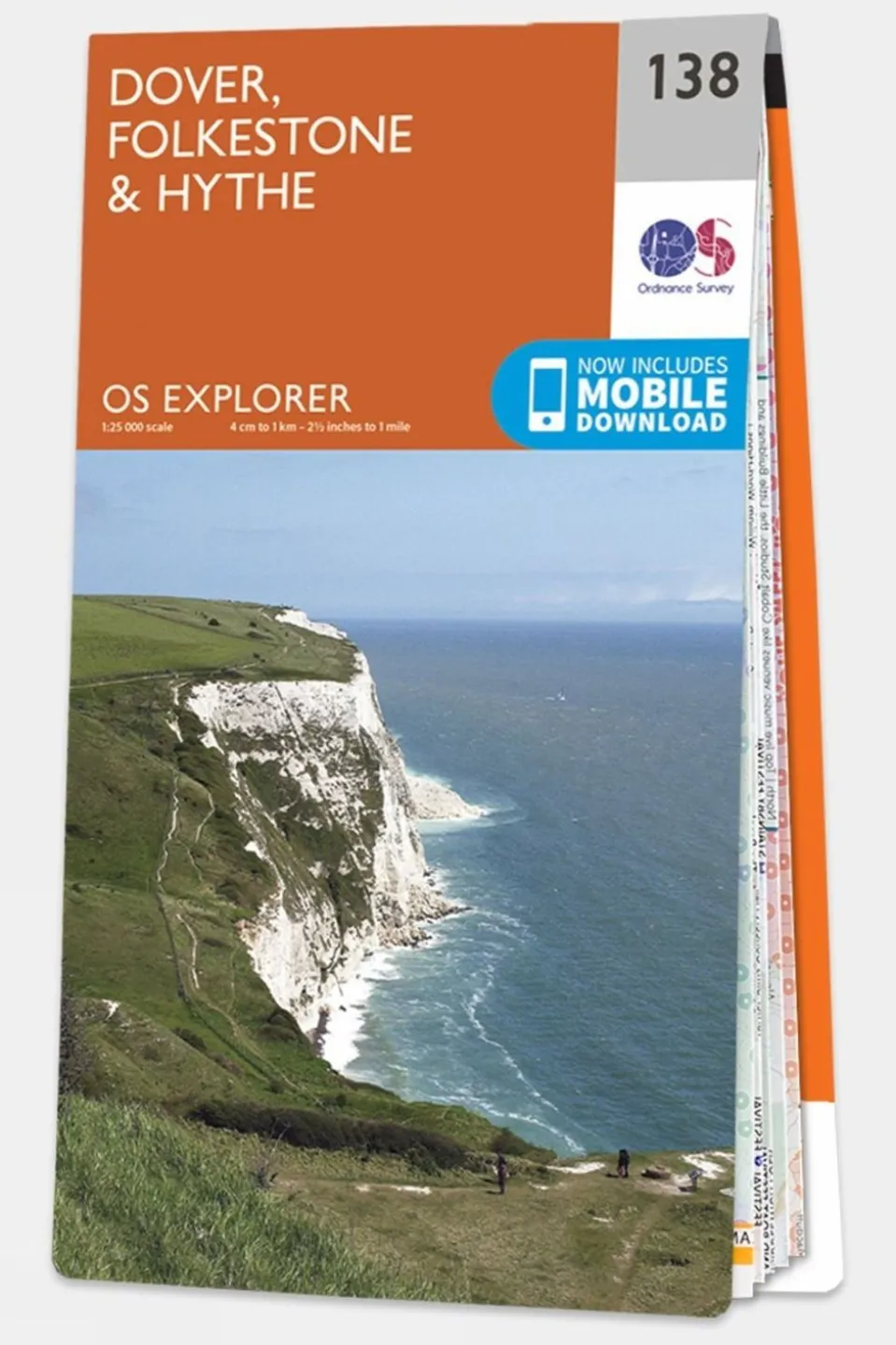 Explorer Map 138 Dover, Folkestone and Hythe