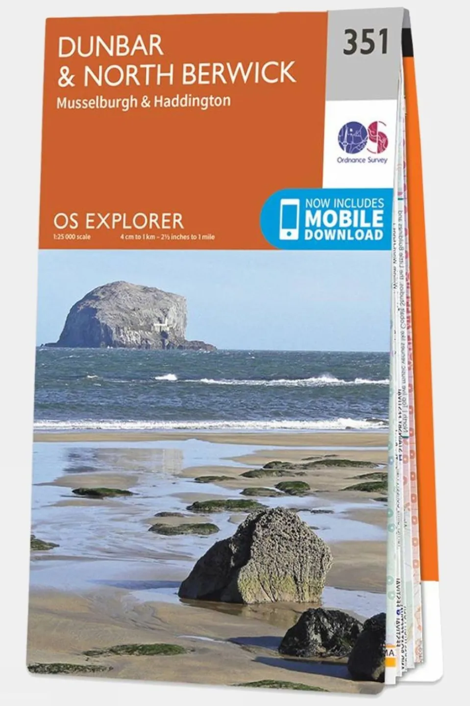 Explorer Map 351 Dunbar and North Berwick