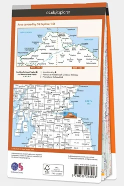 Explorer Map 351 Dunbar and North Berwick
